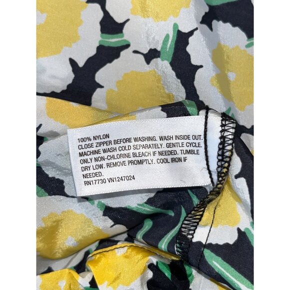 NWT Diane Von Furstenburg X Target Packable Nylon Yellow Hooded Vest Size Large - Picture 10 of 11